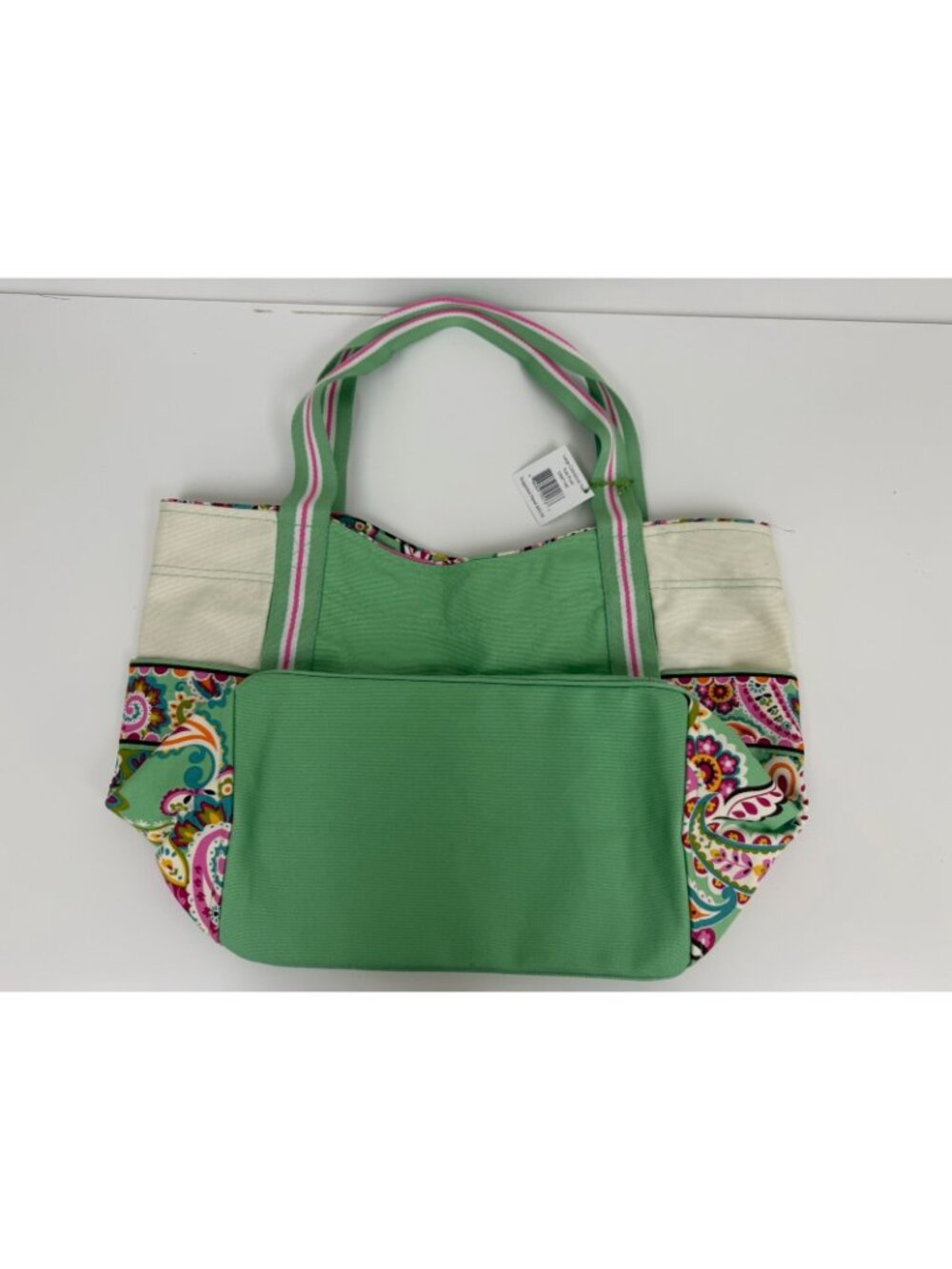 Vera Bradley Tutti Frutti Large Canvas Tote Bag NWT - Picture 6 of 14